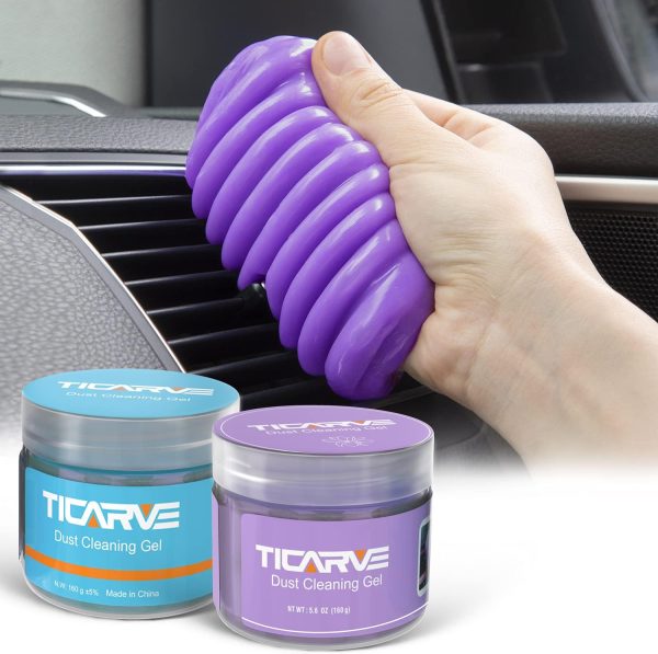 TICARVE 2Pack Cleaning Gel for Car Cleaning Putty
