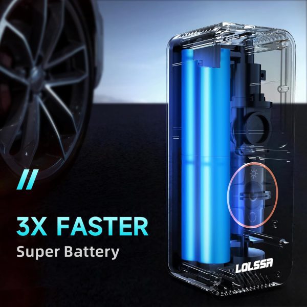 Tire Inflator Portable Air Compressor-Air Pump 150PSI Cordless Electric for Car - Image 3