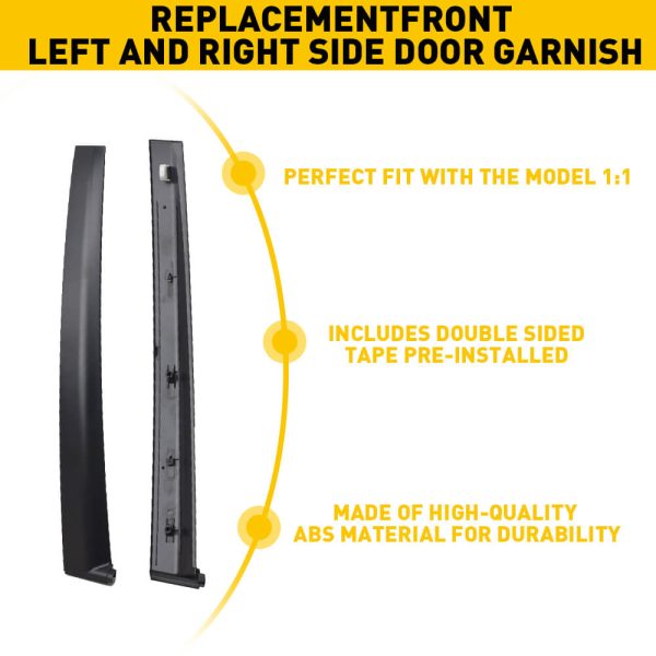 1992-1995 Honda Civic 2/3 Door Coupe & Hatchback LH/RH Door Pillar Trim - Image 5