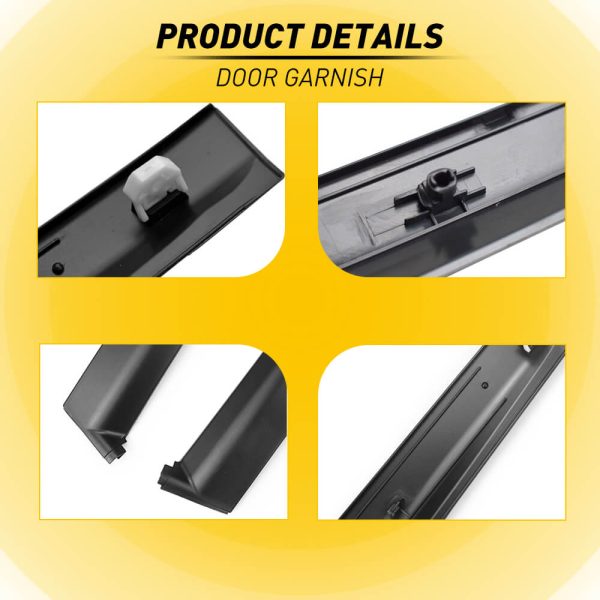 1992-1995 Honda Civic 2/3 Door Coupe & Hatchback LH/RH Door Pillar Trim - Image 6