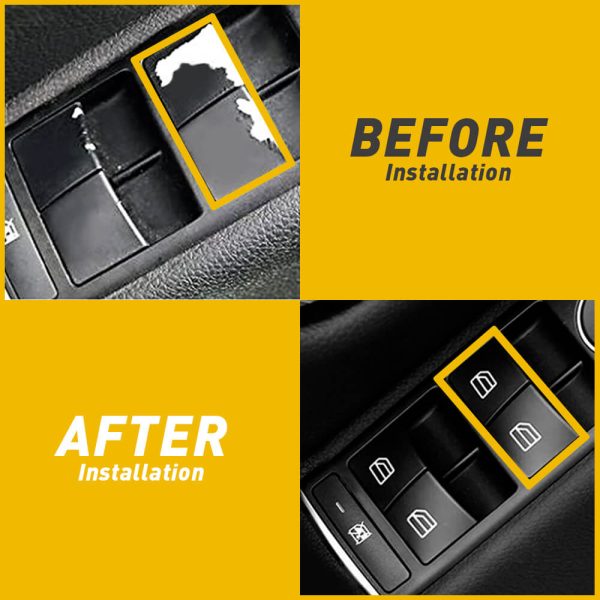 2PCS Master Window Switch Button Cover Cap For Mercedes-Benz  X164,W164,W251 etc. - Image 4