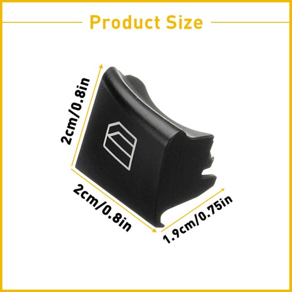 2PCS Master Window Switch Button Cover Cap For Mercedes-Benz  X164,W164,W251 etc. - Image 7