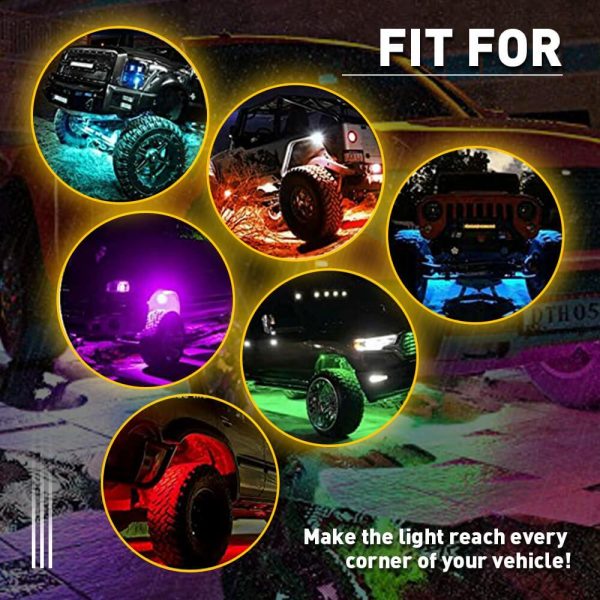 4 Pin Extension Wire Cable Connector For RGB LED Strip Rock Lights Glow-1.5M - Image 3