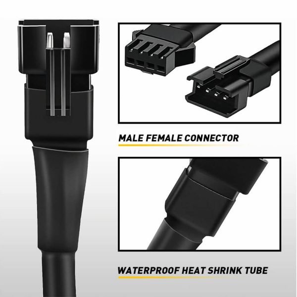 4 Pin Extension Wire Cable Connector For RGB LED Strip Rock Lights Glow-1.5M - Image 8