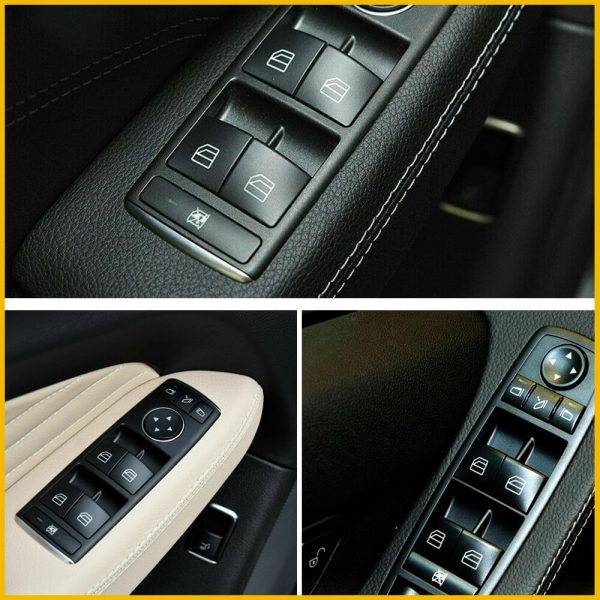 4Pcs For Mercedes-Benz Interior Switches Car Window Switch Button Cover - Image 2