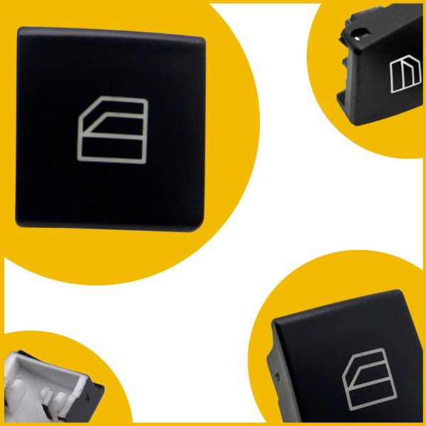 4Pcs For Mercedes-Benz Interior Switches Car Window Switch Button Cover - Image 6