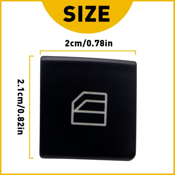 4Pcs For Mercedes-Benz Interior Switches Car Window Switch Button Cover - Image 8