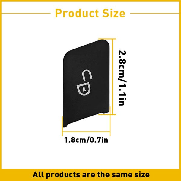 4PCS Master Window Switch Button Cover Cap For Mercedes-Benz C-Class W204 (07-14), E-Class W212(10-15) 4 Door - Image 7