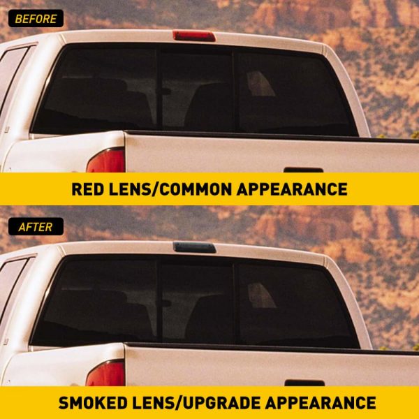 AUXITO 3rd Brake Light Lens Cover Fits 1994-2004 Chevy S-10, GMC Sonoma (Extended Cab Only) - Image 4