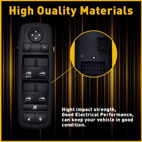 Car Power Master Window Switch For 2011-2016 Dodge Journey 8+13 Pins Without Power Folding Mirrors - Image 5
