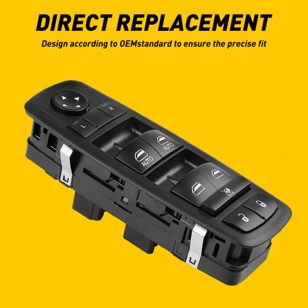 Driver Side Master Power Window Switch Compatible for 09-12 Dodge Ram 1500/2500/3500 & 07-11 Nitro, 09-10 Journey, 08-12 Jeep Liberty - Image 8