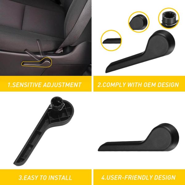 Front Left and Right Seat Recliner Handle Fit for 07-14 Chevrolet, GMC Models - Image 6
