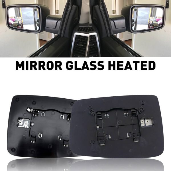 Heated Mirror Glass for 2010-2019 Dodge Ram 1500 2500, 2019 Ram 1500 Classic (Left & Right) - Image 2