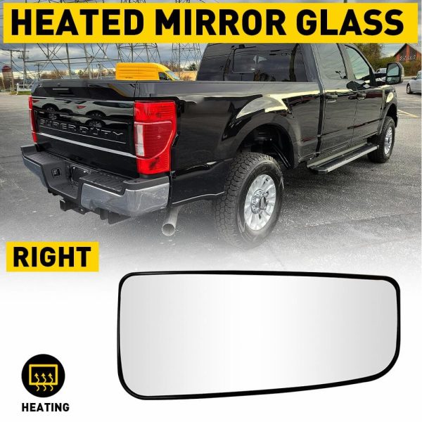 Heated Mirror Glass for 2015-2021 Ford F150 Models, 2017-2022 Ford F250 F350 F450 F550 SD -Upper and Lower Mirror Glass - Image 15