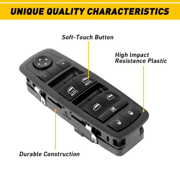Master Power Window Door Switch For Chrysler Dodge Charger Ram 4-Door 11 PIN - Image 6