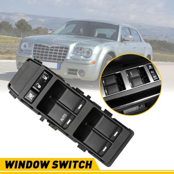 Master Power Window Switch, Car Window Switch Button For Chrysler 300 Dodge Avenger Dakota Jeep Compass Patriot 7+6 Pin