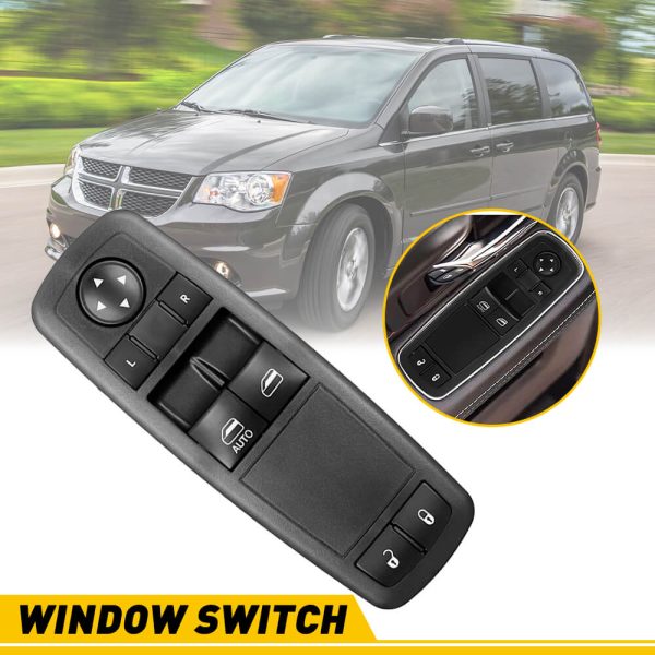 Master Power Window Switch for 2008-2011 Dodge Grand Caravan, Chrysler Town & Country 8+8 Pin