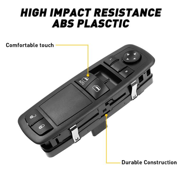 Master Power Window Switch for 2008-2011 Dodge Grand Caravan, Chrysler Town & Country 8+8 Pin - Image 6