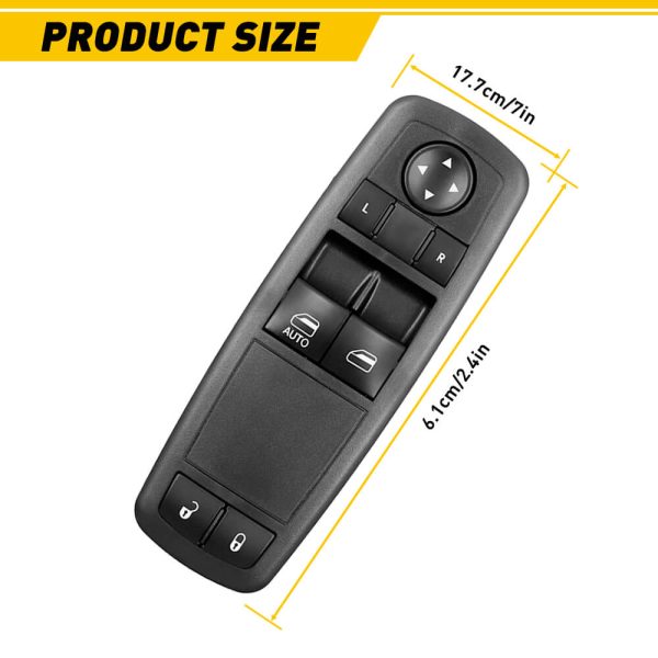 Master Power Window Switch for 2008-2011 Dodge Grand Caravan, Chrysler Town & Country 8+8 Pin - Image 11