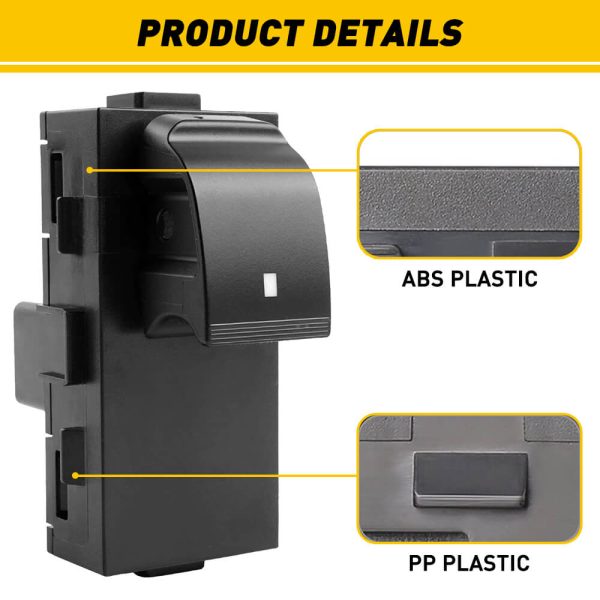 Power Window Switch For Chevrolet, GMC, Buick Lucerne Models 8 Pin (Passenger Side/ Rear Side) - Image 4
