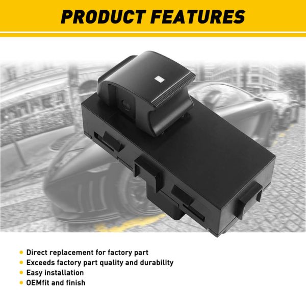 Power Window Switch For Chevrolet, GMC, Buick Lucerne Models 8 Pin (Passenger Side/ Rear Side) - Image 5