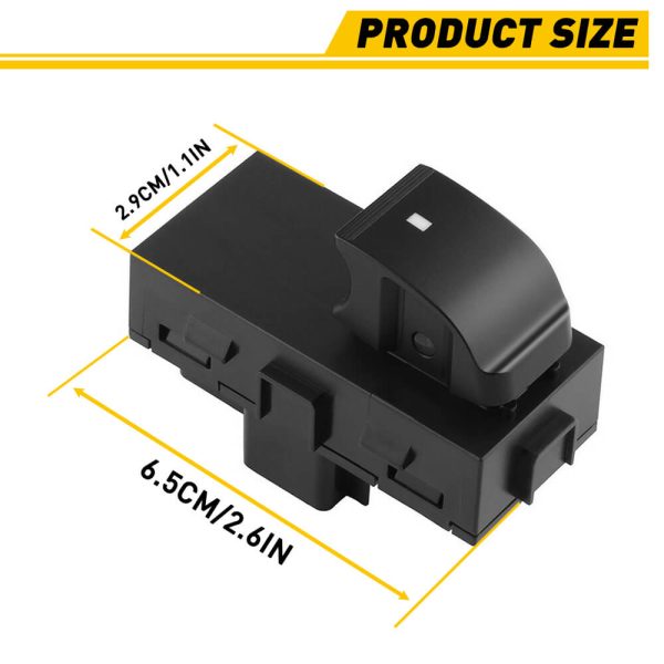 Power Window Switch For Chevrolet, GMC, Buick Lucerne Models 8 Pin (Passenger Side/ Rear Side) - Image 8
