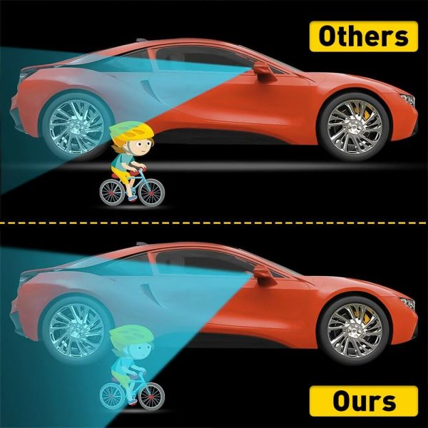 Rearview Side Mirror Glass for 2015-2022 Ford Transit 150 250 350 350HD - Upper & Lower Mirror Glass - Image 3