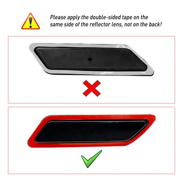 Smoked Front Bumper Side Marker Reflector for BMW Models (without bulbs) - Image 6