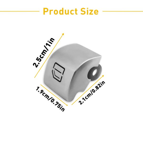 Window Switch Button Cover Cap For Mercedes-Benz S-Class, GLC-Class,C-Class etc. 2Pcs - Image 7