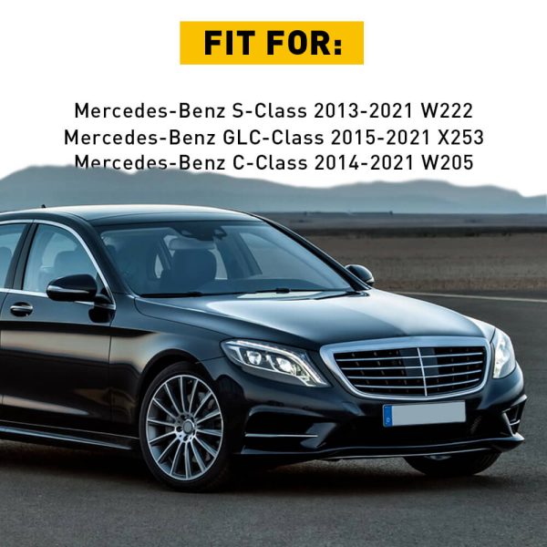 Window Switch Button Cover Cap For Mercedes-Benz S-Class, GLC-Class,C-Class etc. 2Pcs - Image 3